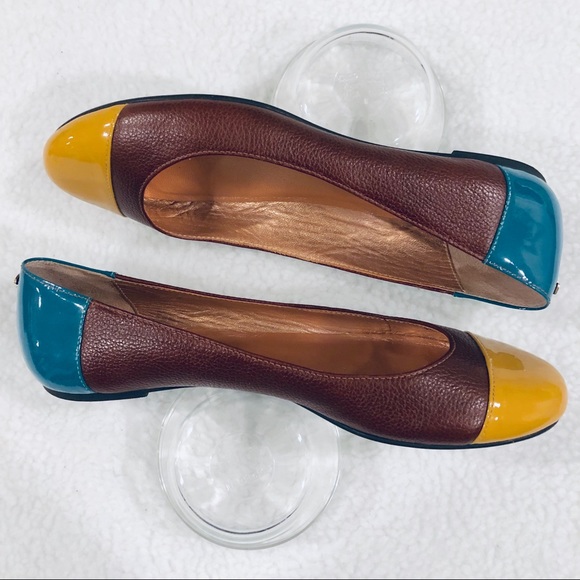 kate spade Shoes - KATE SPADE Cap Toe and Heel Ballet Flat Shoe 8.5M